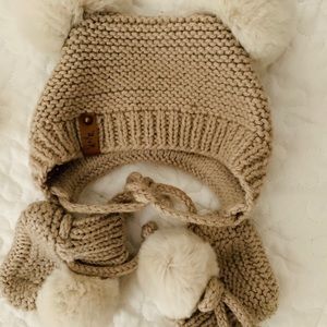 🐻knitted hat & booties